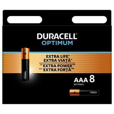 Baterie "Optimum", AAA micro, 8 ks., DURACELL 10PP110018