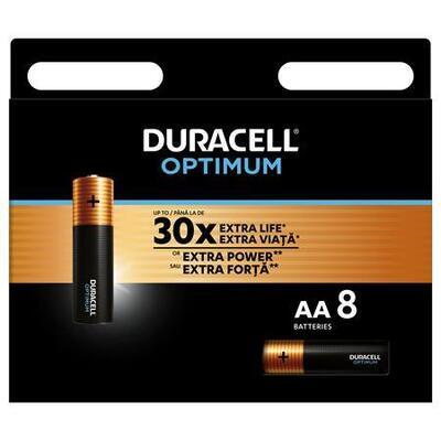 Baterie "Optimum", AA, 8 ks, DURACELL 10PP110017