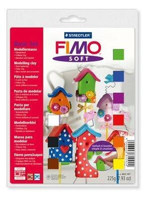 FIMO® soft 8023 sada "Basic"- základní, 9 barev