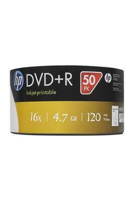 DVD-R, potisknutelný, 4,7 GB, 16x, 50 ks, shrink, HP 69302 - 1