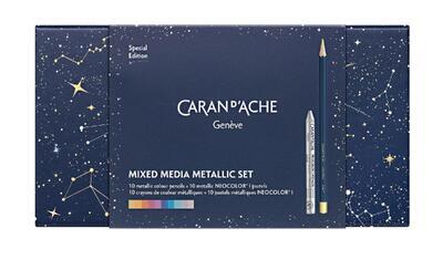 MIXED MEDIA SET COSMIC BLUE XMAS24, CARAN D'ACHE CC3000.024 - 2