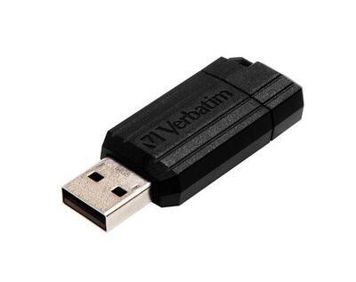 USB flash disk "PinStripe", černá, 64GB, USB 2.0, 10/4MB/sec, VERBATIM - 2