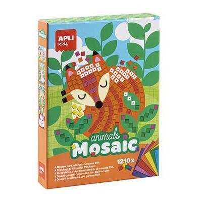 Kreativní sada "Animals Mosaic", lesní zvířátka, APLI Kids 14289 - 2