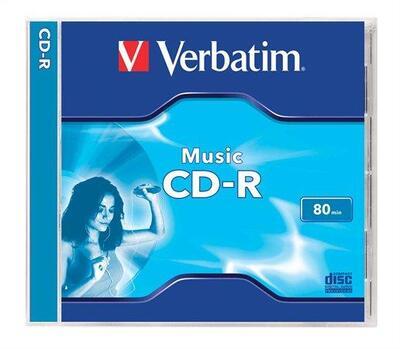 CD-R Audio 700MB, 16x, Verbatim "Live it!", jewel box - 2