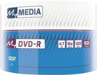 DVD-R 4,7 GB, 16 x, 50 ks, shrink, MYMEDIA 69200 - 2