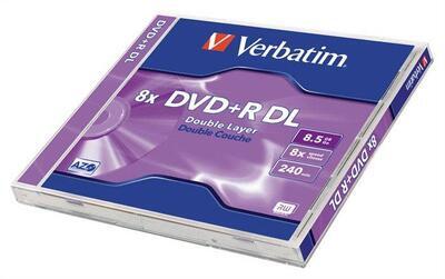 DVD+R DL, 8,5GB, 8x, Verbatim, Double Layer, jewel box - 2