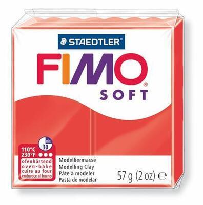 FIMO® soft 8020 56g červená - 2