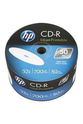 CD-R, potisknutelný, 700 MB, 52x, 50 ks, shrink, HP 69301 - 2