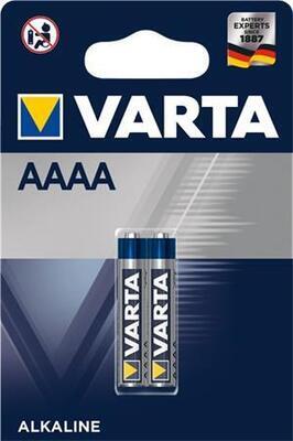 Baterie, LR61, AAAA, 1,5V, 2 ks, VARTA 4061101402 - 2