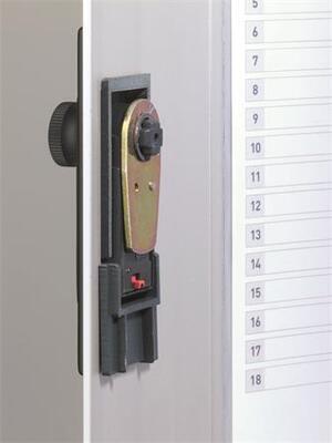 Skříňka na klíče "KEY BOX CODE", stříbrná, 72 klíčů, s číselným kódem, DURABLE 196723 - 2