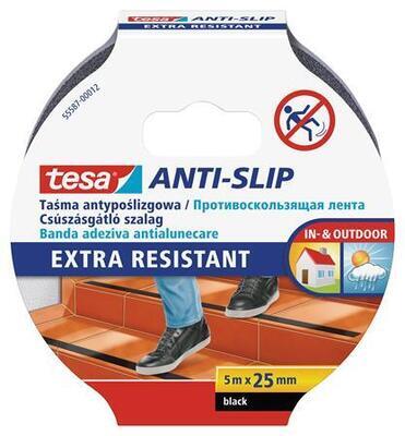 Protiskluzová páska "Anti-slip 55587", černá, 25 mm x 5 m, TESA - 2