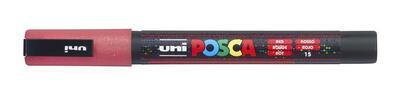 Akrylový popisovač "Posca PC-3ML", lesklá červená, 0,9-1,3 mm, UNI 2UPC3MLP - 2