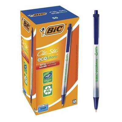 Kuličkové pero "Clic Stic ecolutions", 0,32 mm, zatahovací, BIC 8806891 - 2