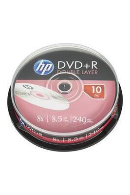 DVD+R, dvouvrstvý, 8,5 GB, 8x, 10 ks, spindle, HP 69309 - 2