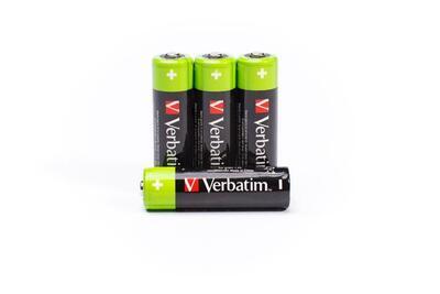 Nabíjecí baterie, AA, 4x2500 mAh, VERBATIM 49517 - 2