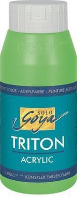 Akrylová barva "TRITON SOLO GOYA", nažloutlá zelená, 750 ml, KREUL - 3