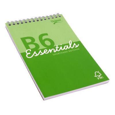 Spirálový blok "Unipad Essentials Shorthand", mix, B6, linkovaný, 80 listů, PUKKA PAD ESS-SHB6AST - 3