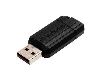 USB flash disk "PinStripe", černá, 128GB, USB 2.0, 10/4MB/sec, VERBATIM - 3