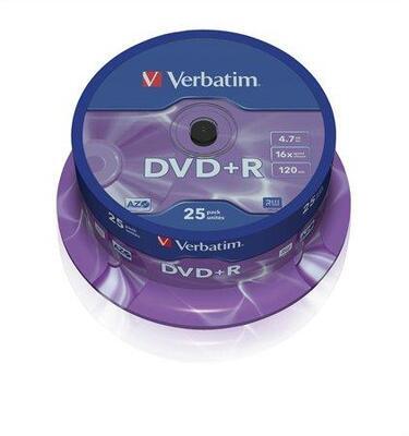 DVD+R 4,7GB, 16x, AZO, Verbatim, 25-cake - 3