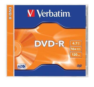 DVD-R 4,7GB, 16x, AZO, Verbatim, jewel box - 3