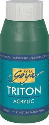 Akrylová barva "TRITON SOLO GOYA", tmavě zelená, 750 ml, KREUL - 3