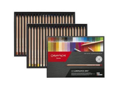 Umělecké pastelky "Luminance 6901", 40 barev, CARAN D'ACHE 6901.740 - 3