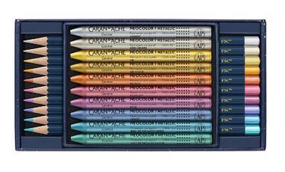 MIXED MEDIA SET COSMIC BLUE XMAS24, CARAN D'ACHE CC3000.024 - 3