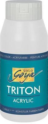 Akrylová barva "TRITON SOLO GOYA", bílá, 750 ml, KREUL - 3