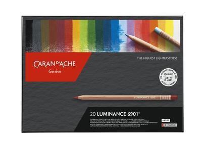 Umělecké pastelky "Luminance 6901", 20 barev, CARAN D'ACHE 6901.720 - 3