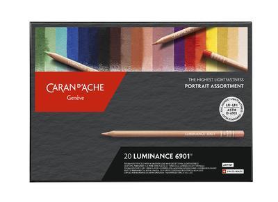 Umělecké pastelky "Luminance 6901 Portrait", 20 barev, CARAN D'ACHE 6901.920 - 4