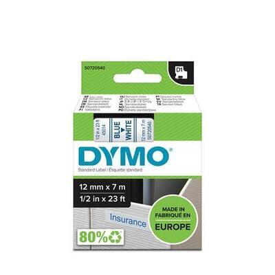 Label, 12 mm x 7 m, DYMO "D1", white-blue - 4