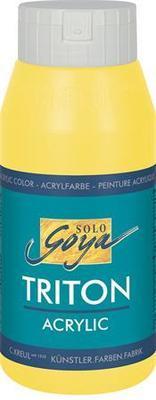 Akrylová barva "TRITON SOLO GOYA", světle žlutá, 750 ml, KREUL - 4