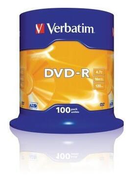 DVD-R 4,7GB, 16x, AZO, Verbatim, 100-cake - 4