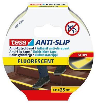 Protiskluzová páska "Anti-Slip 55580", fluorescenční, 25 mm x 5m, TESA - 4