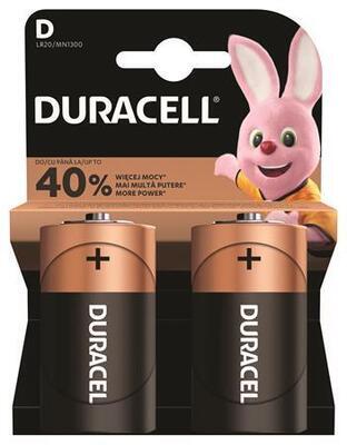 Baterie "Basic", D, 2 ks, DURACELL - 4