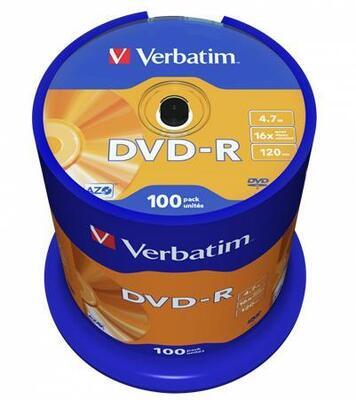 DVD-R 4,7GB, 16x, AZO, Verbatim, 100-cake - 5