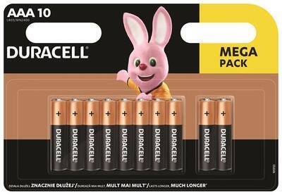 Baterie "Basic", AAA, 10 ks, DURACELL - 5