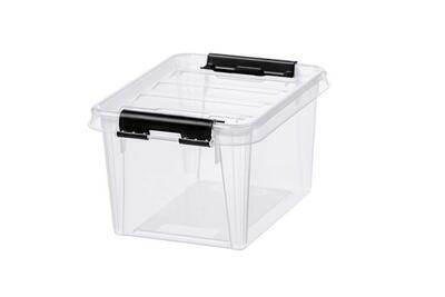 Úložný box "Classic 1,5", průhledný, plast, 1,5 l, černé úchytky, SMARTSTORE 3453070 - 6