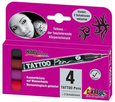 Sada Tetovací fix "Tattoo Pen Set" 4 ks, KREUL - 6