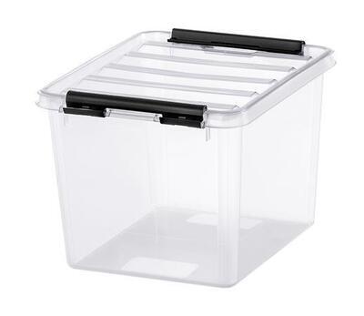 Úložný box "Classic 3", plast, průhledný, 3 l, černé úchytky, SMARTSTORE 3522070 - 7