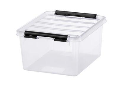 Úložný box "Classic 2", průhledný, plast, 2 l, černé úchytky, SMARTSTORE 3521070 - 7