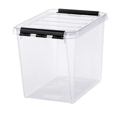 Úložný box "Classic 11", průhledný, plast, 14 l, černé úchytky, SMARTSTORE 3483070 - 7