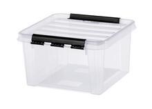 Úložný box "Classic 12", průhledný, plast, 8 l, černé úchytky, SMARTSTORE 3495070 - 7/7